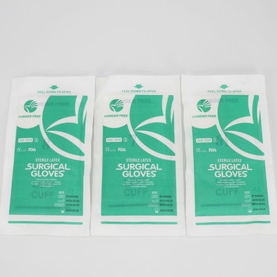 Manufacturers Disposable medical latex gloves surgical examination long latex gloves with good  prices