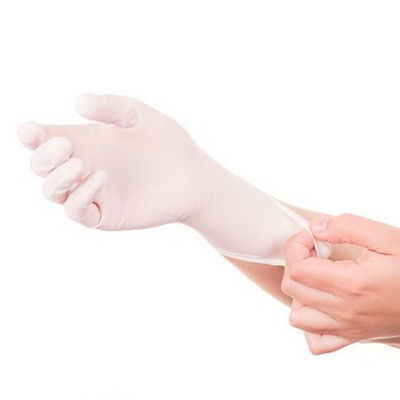 Latex Medical Examination Disposable Gloves / latex gloves powder free