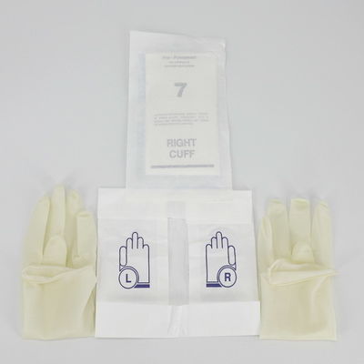 Hospital use powdered latex medical disposable surgical gloves latex powder free gloves