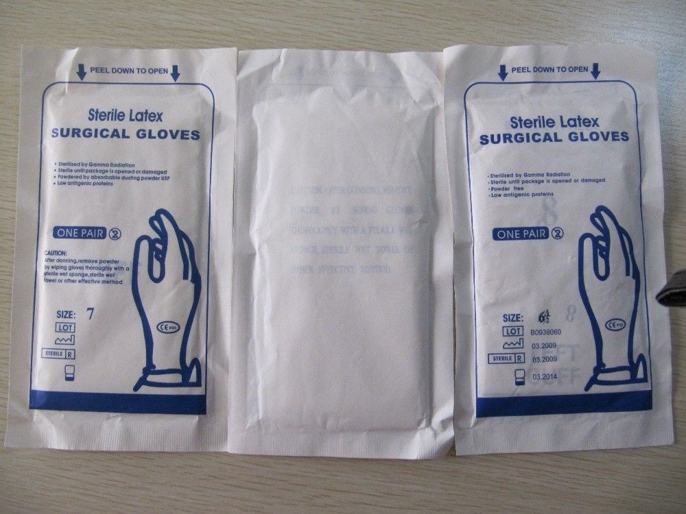 Latex examination gloves/China medicine latex gloves/non sterile glove