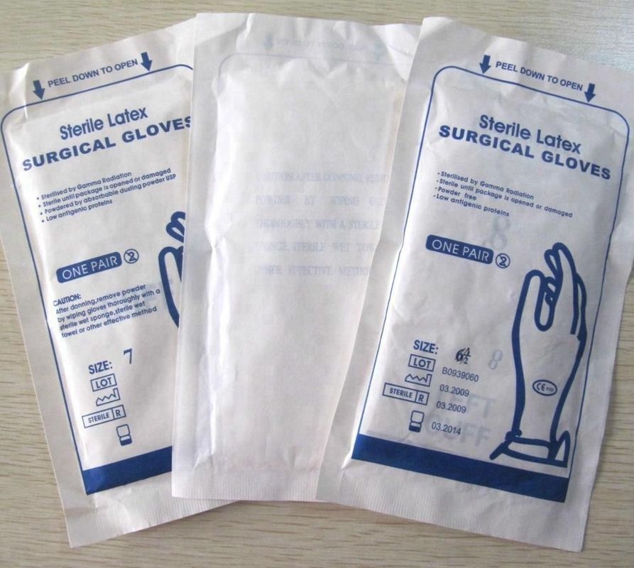 Powder free latex disposable examination gloves