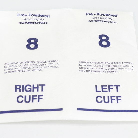 Hospital use powdered latex medical disposable surgical gloves latex powder free gloves